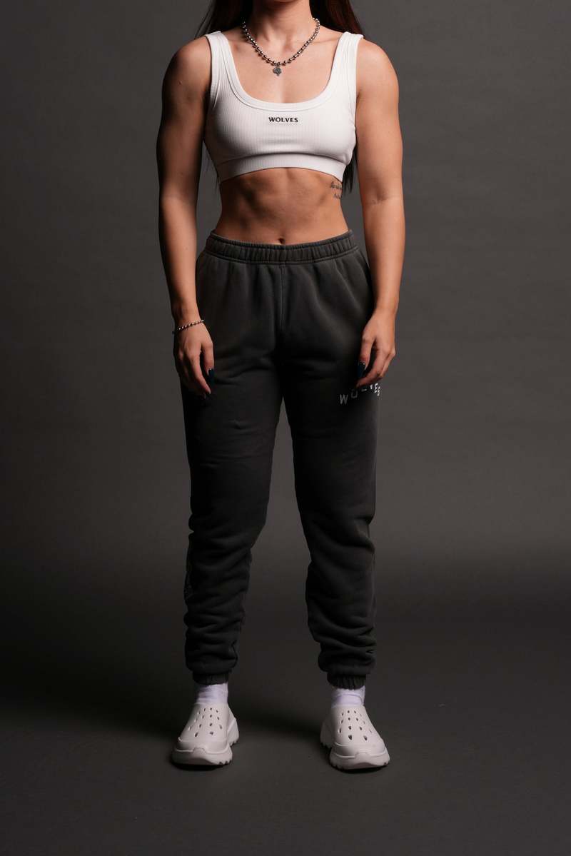 Darc Sport Big Wolf Pyramid She Post Lounge Sweats Wolf Gray | HQLUJ-3918