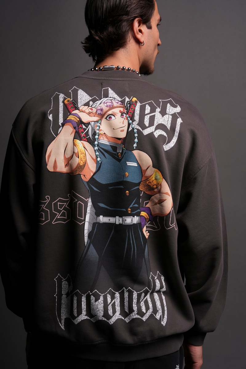 Darc Sport Breath Of Wolves London Crewneck Wolf Gray | MNKFR-9634