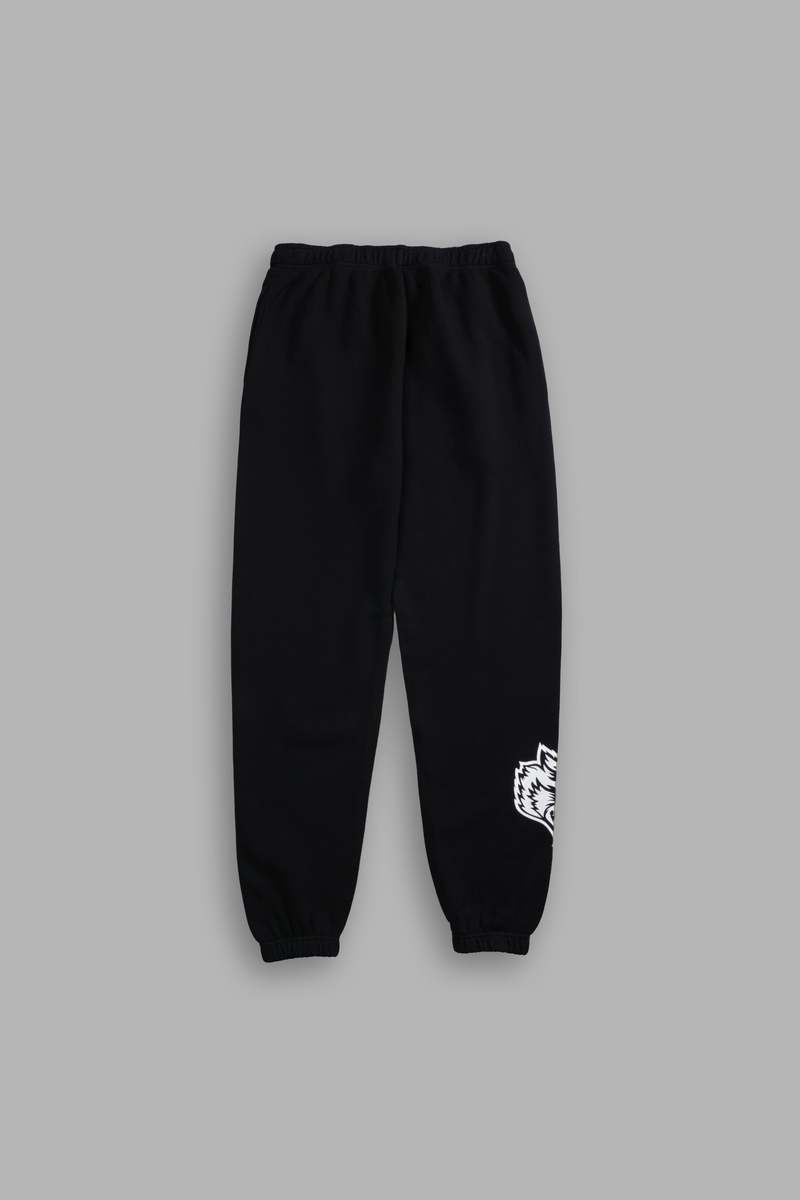 Darc Sport Chopper Wolf Post Lounge Sweats Negros | TMBZN-0196