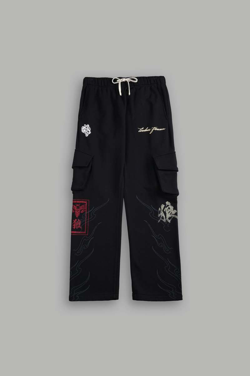 Darc Sport Dynasty Bigelow Cargo Sweat Pants Negros | LZEVC-7920