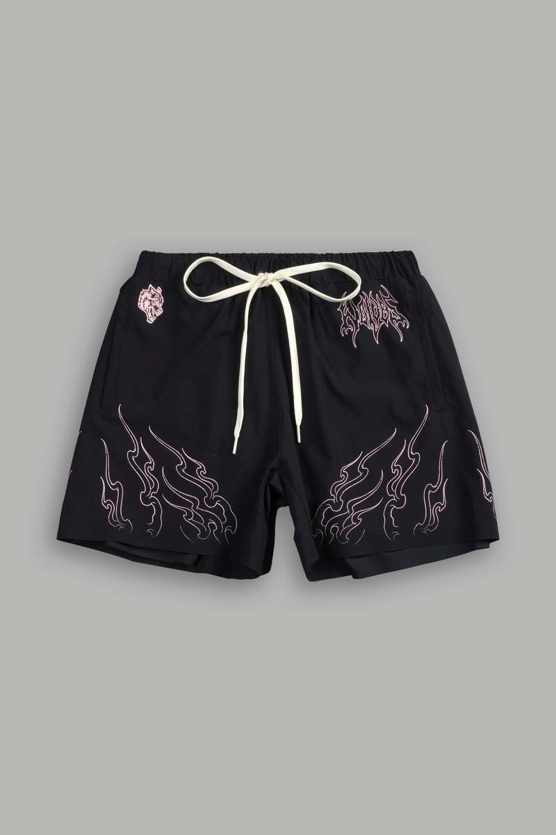 Darc Sport Eternal Flame Compression Shorts Negros | UZWXE-9421
