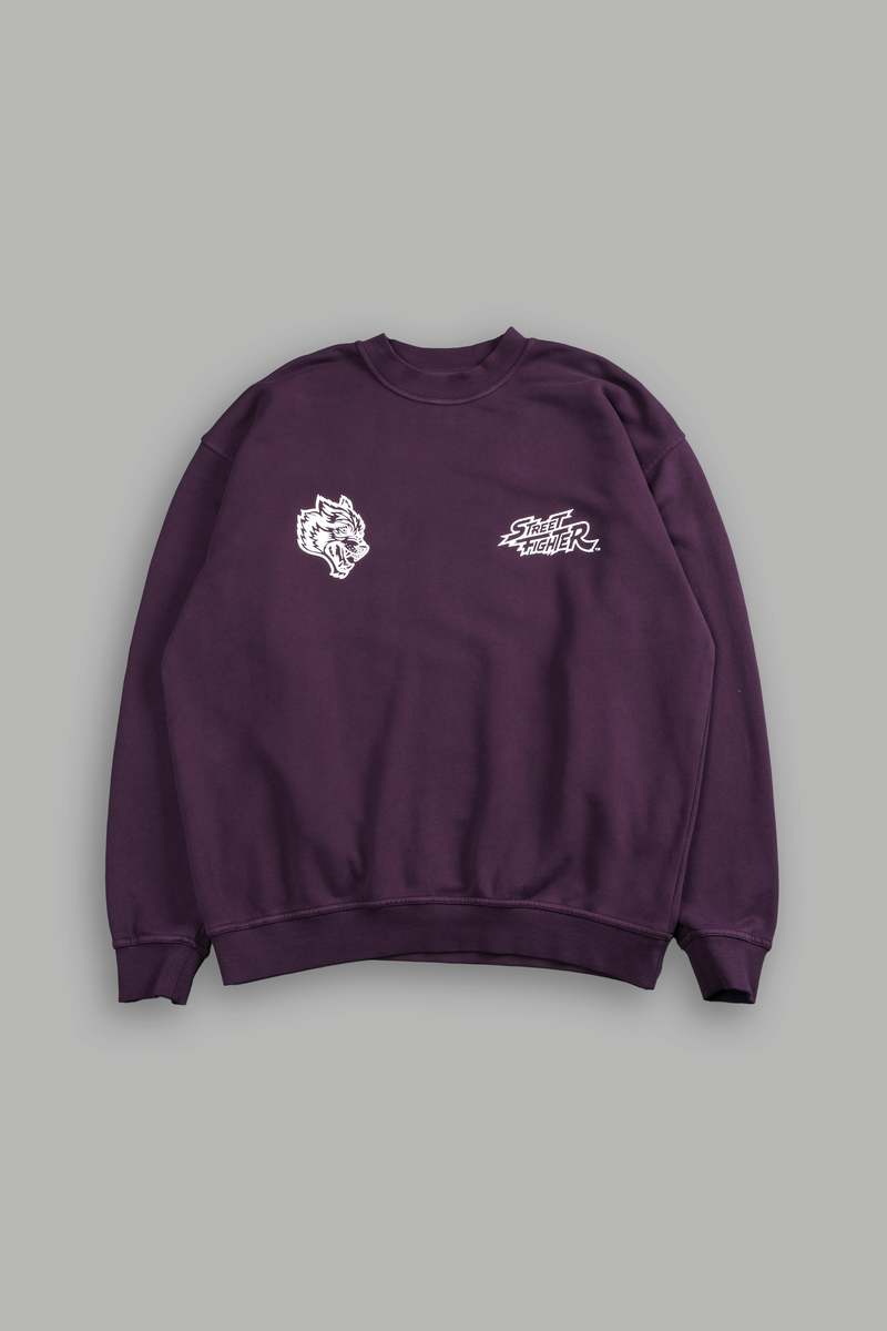 Darc Sport Final Boss Unisex London Crewneck Morados | JGWZX-3817