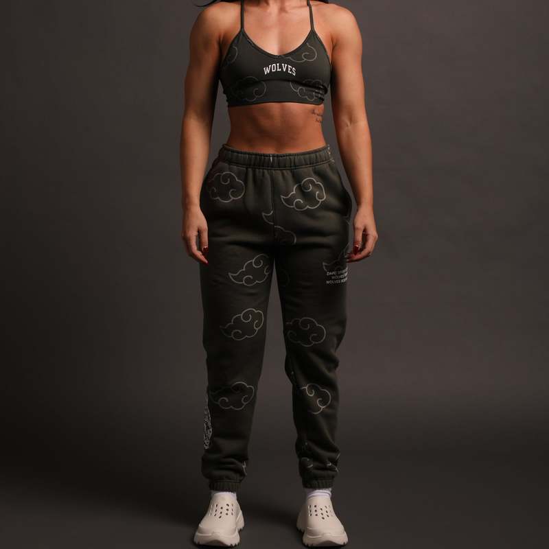 Darc Sport Float On She Post Lounge Sweats Verdes | IGPSZ-7304
