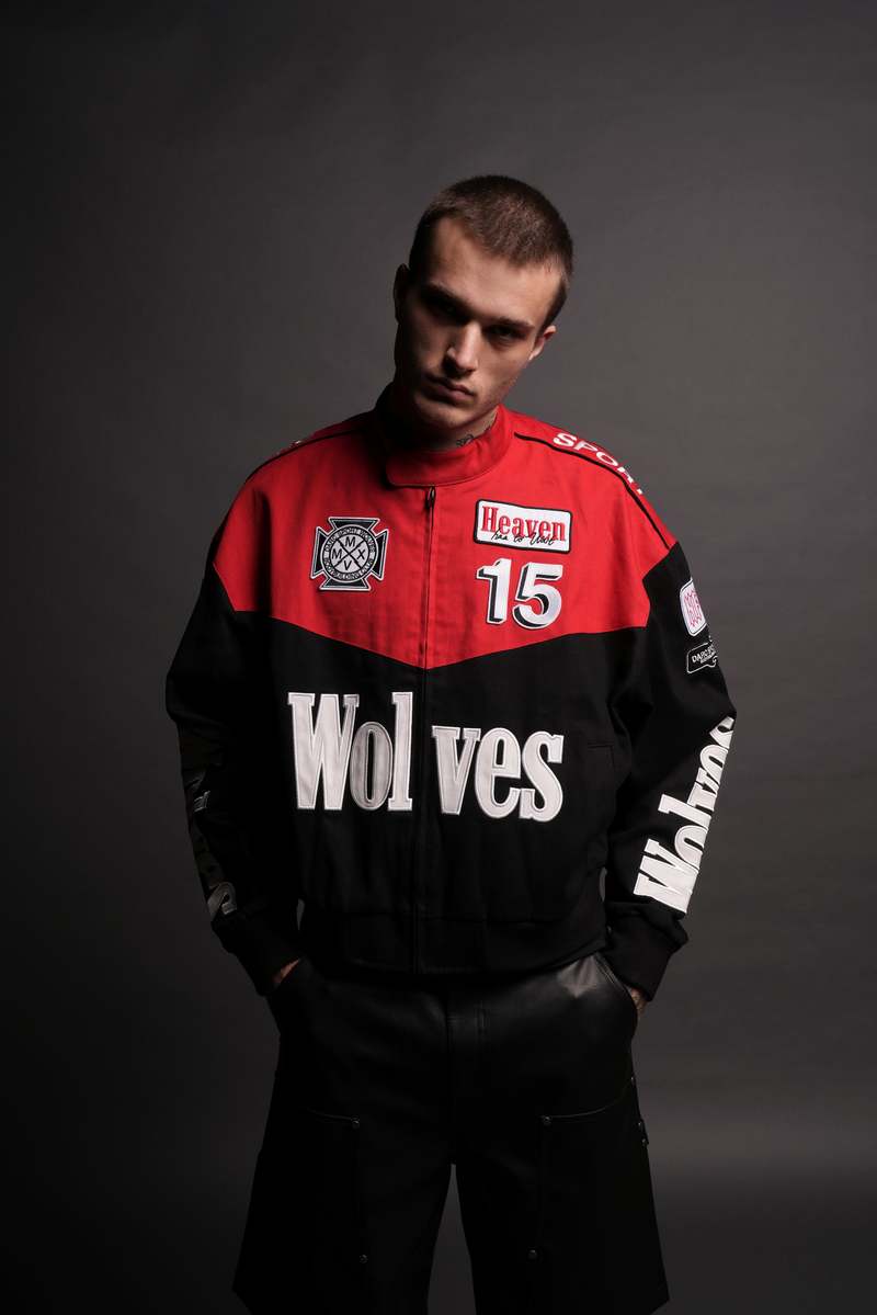 Darc Sport Frontier Gordon Unisex Racing Jacket Black/Red | KNLWA-5029