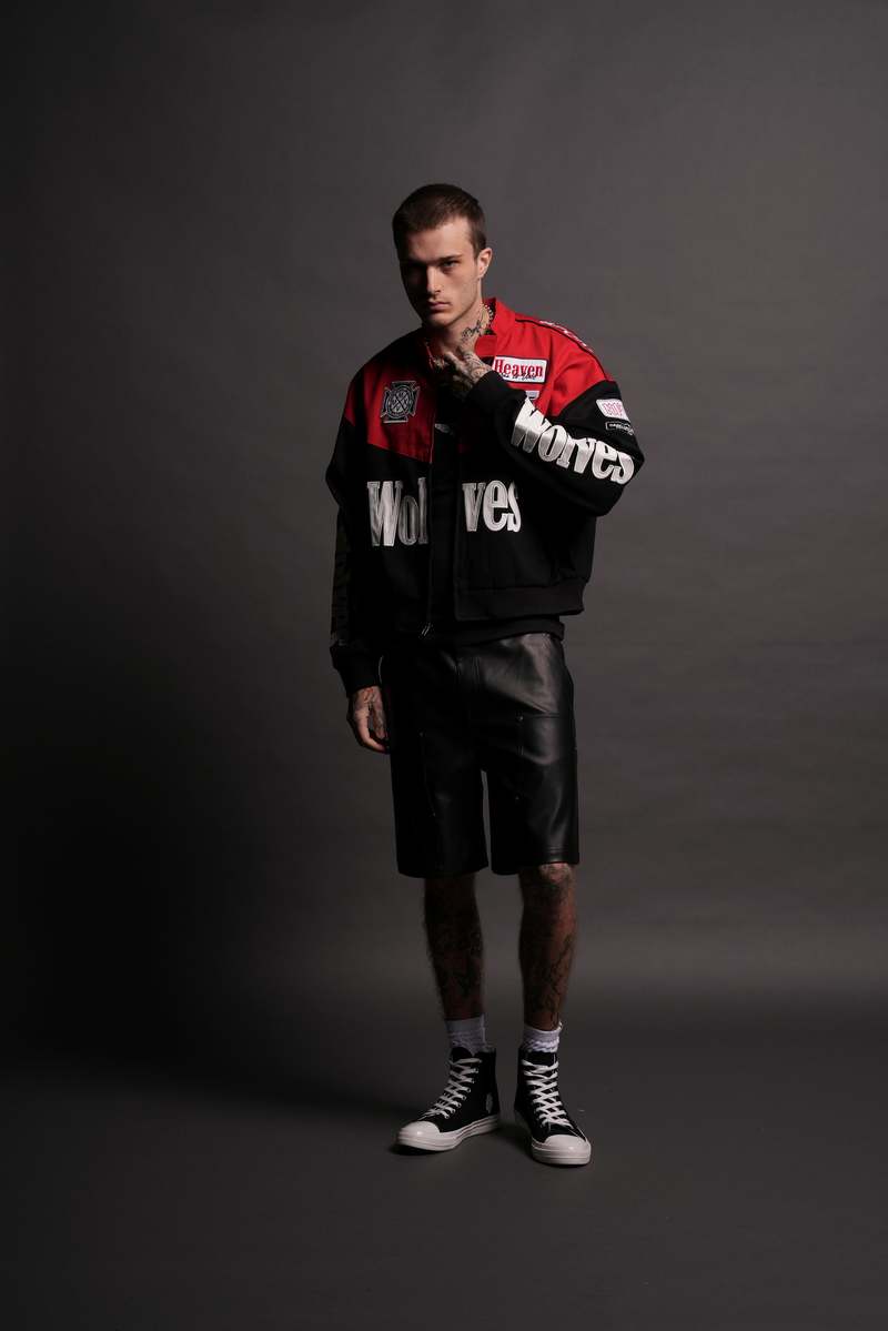 Darc Sport Frontier Gordon Unisex Racing Jacket Black/Red | KNLWA-5029