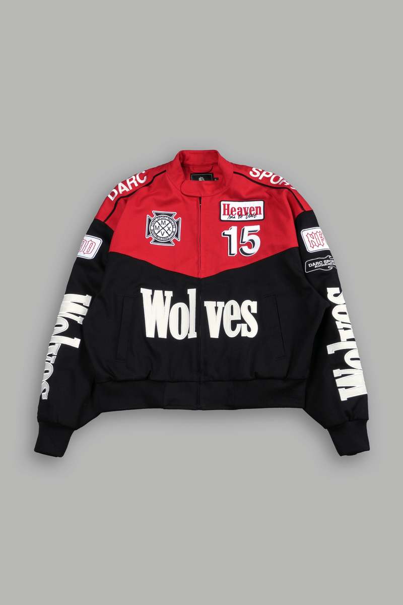 Darc Sport Frontier Gordon Unisex Racing Jacket Black/Red | KNLWA-5029