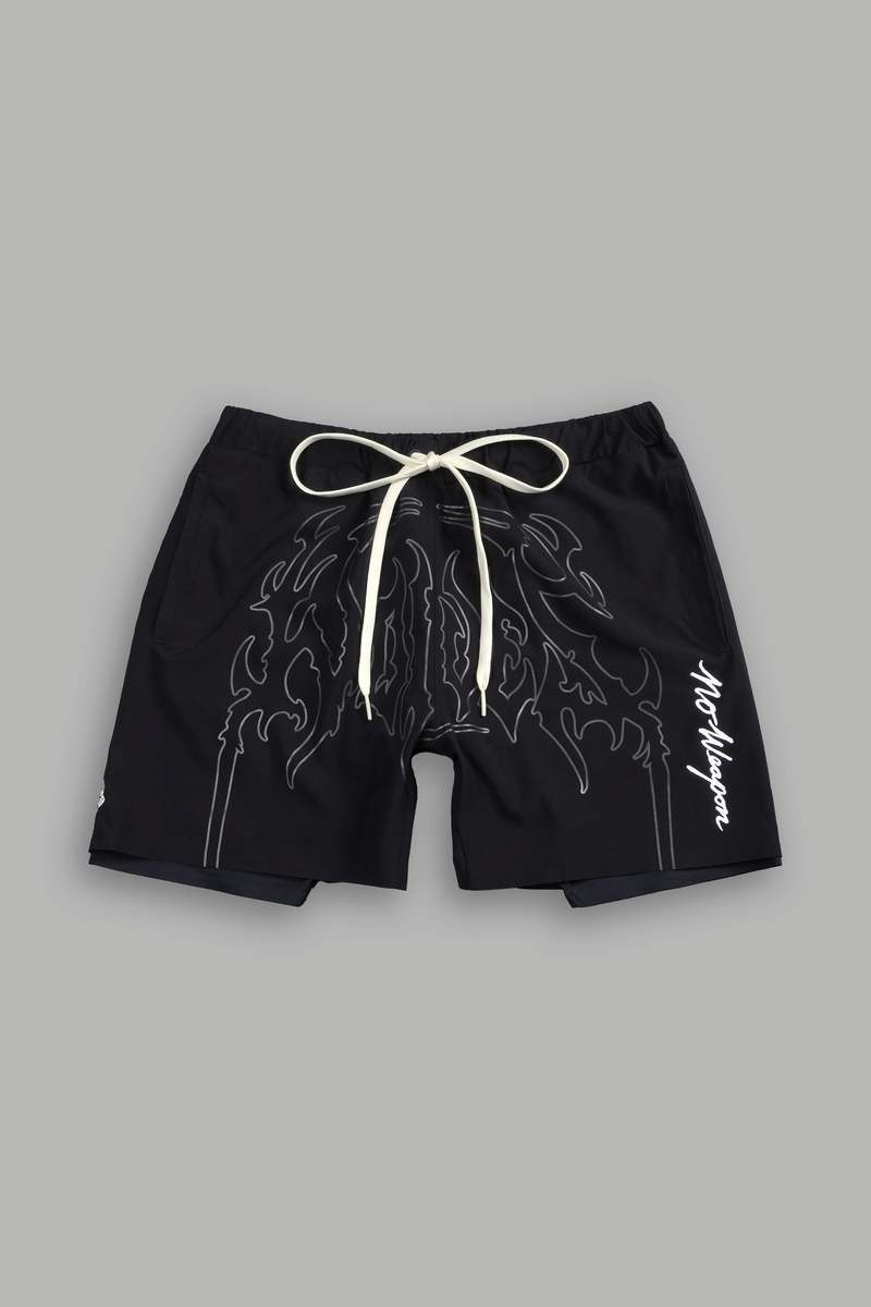 Darc Sport Passion Compression Shorts Negros | QAGXL-5196