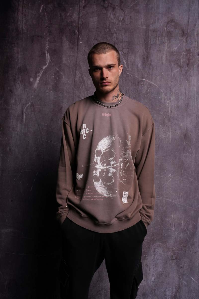 Darc Sport RFC NFGU London Crewneck Marrom | XKTFE-3629