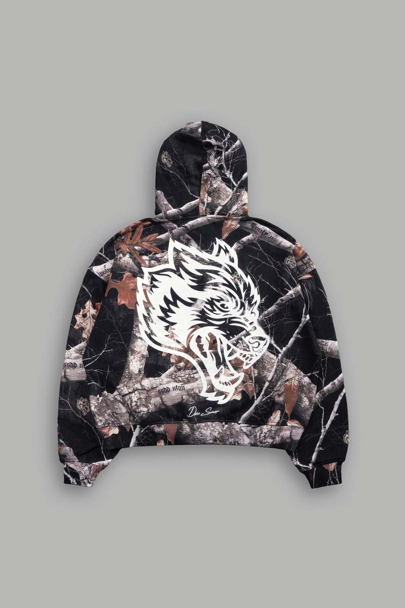 Darc Sport Respect The Wolves Darco Double Zip Hoodie Camuflados | MELIH-6189