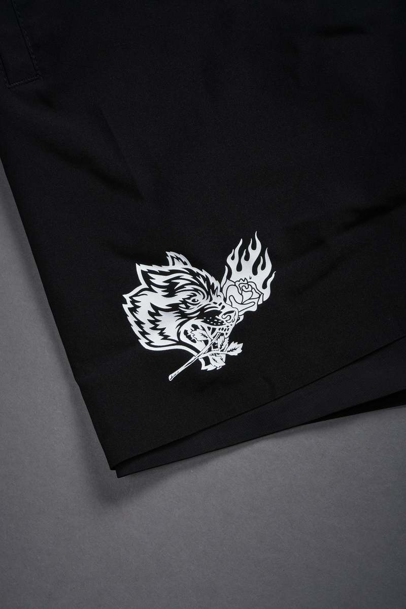 Darc Sport Roses While We're Here Compression Shorts Negros | HJWML-4036