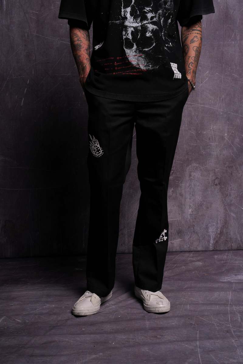 Darc Sport Roses While We're Here Rickies Pants Negros | TBXGF-8250