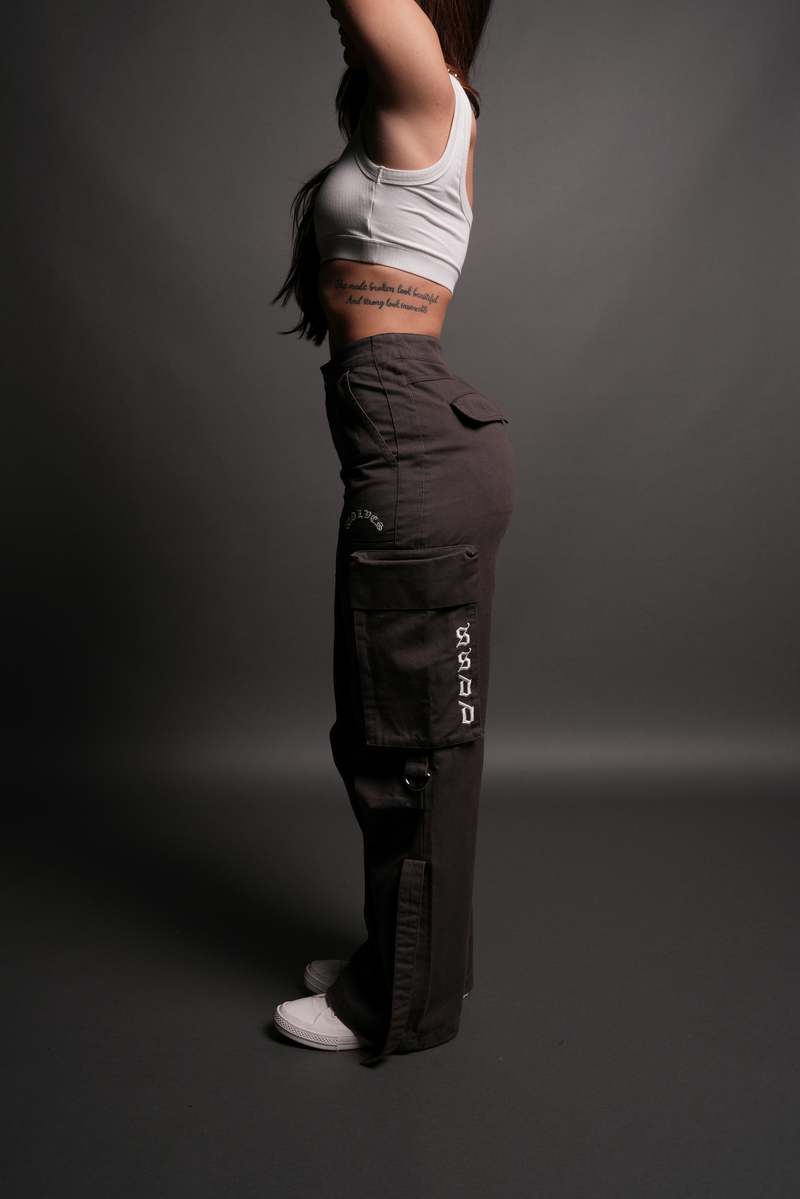 Darc Sport Wolf Chopper SSDDNFGU She Parachute Pants Wolf Gray | VQEYP-9036