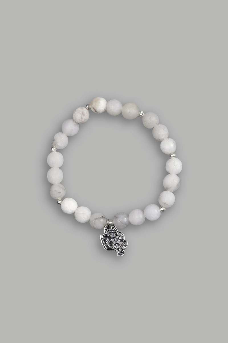 Darc Sport Wolf Head Pendant She Bracelet Blancos | JFUEM-9318