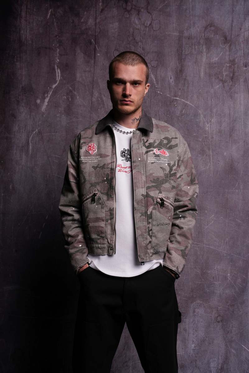 Darc Sport Wolves Among Roses Earl Jacket Camuflados | KAJVG-1450