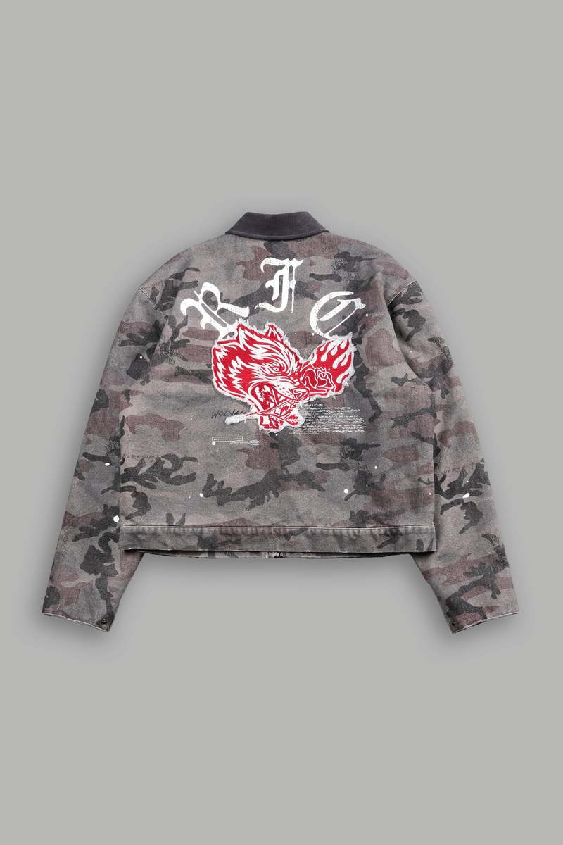Darc Sport Wolves Among Roses Earl Jacket Camuflados | KAJVG-1450
