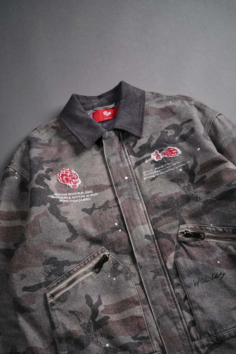 Darc Sport Wolves Among Roses Earl Jacket Camuflados | KAJVG-1450