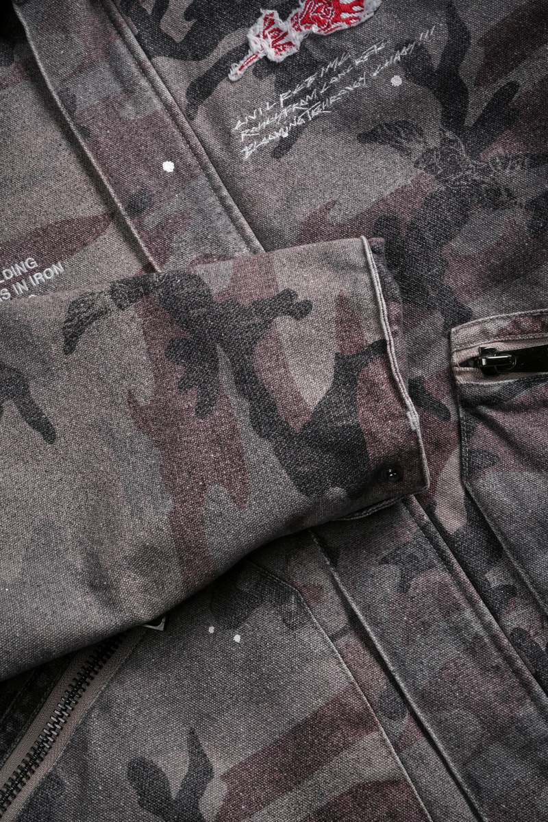 Darc Sport Wolves Among Roses Earl Jacket Camuflados | KAJVG-1450