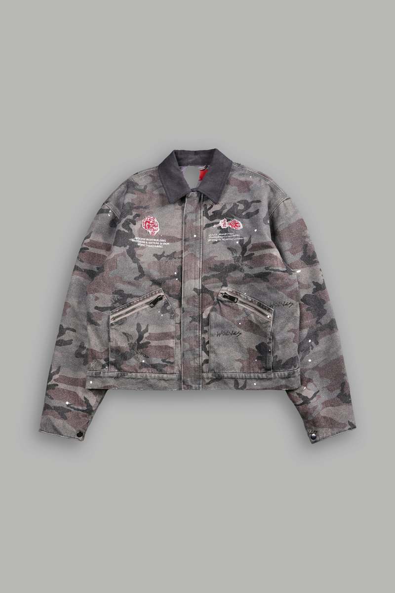 Darc Sport Wolves Among Roses Earl Jacket Camuflados | KAJVG-1450