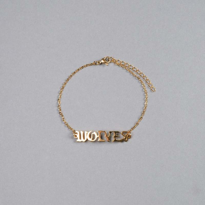 Darc Sport Wolves Cable Chain Bracelet Dorados | XWJUD-8917