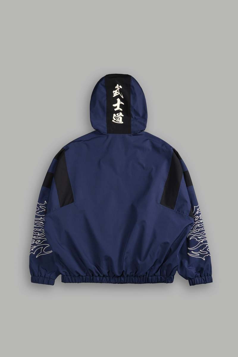 Darc Sport Wolves Hesh Brolic Track Jacket Storm Blue/Black | EKMVC-1370